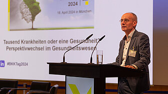 Dr. Mark Reinisch, Alternierder Vorsitzender des Verwaltungsrates zur Eröffnung des BKK Tages 2024