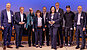 Gruppenbild mit Moderator, Referentinnen und Referenten des BKK Tages am 18. April 2024 in München.