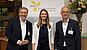 V.l.n.r.: Dr. Ralf Langejürgen, Bayerns Gesundheitsministerin Judith Gerlach, Dr. Mark Reinisch